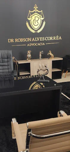 Recepção do escritório do Dr. Robson Alves Corrêa, em Taubaté